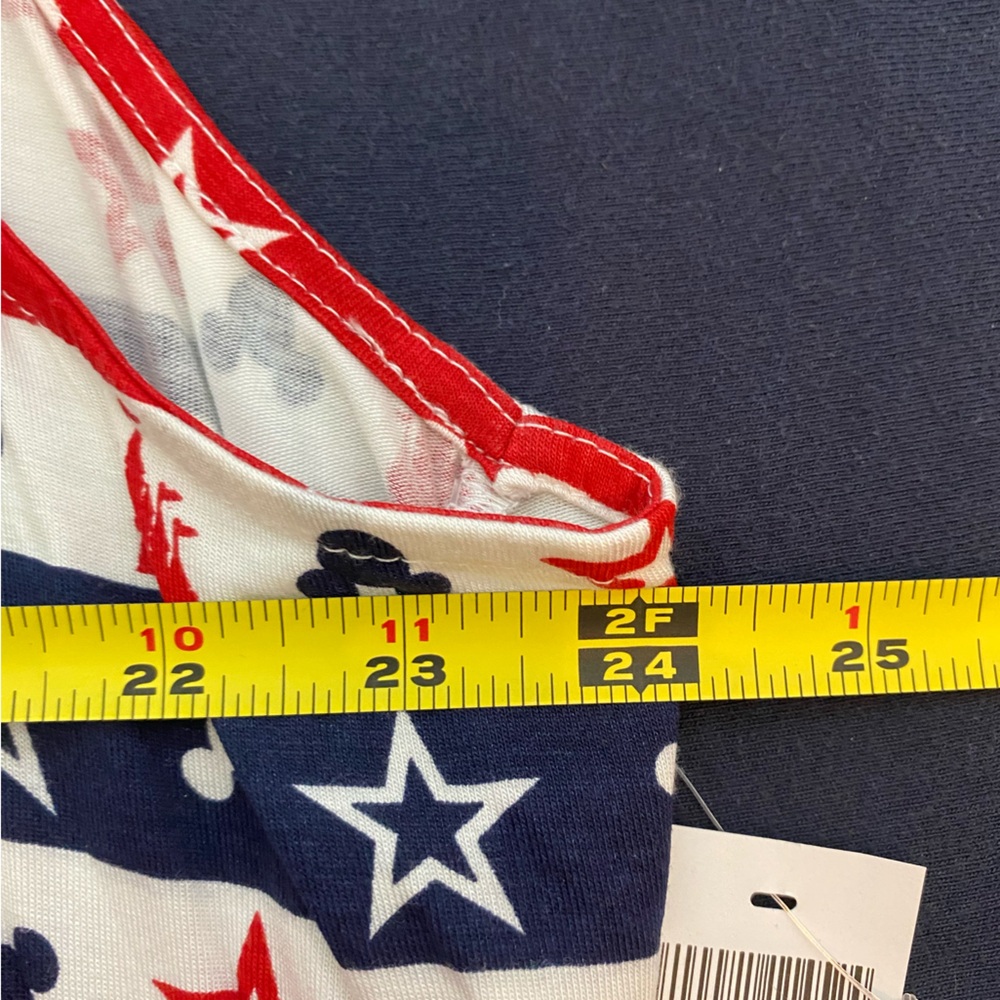 Disney Parks Americana Red, White, and Blue Sleeveless Dress Size 3X - Picture 9 of 10